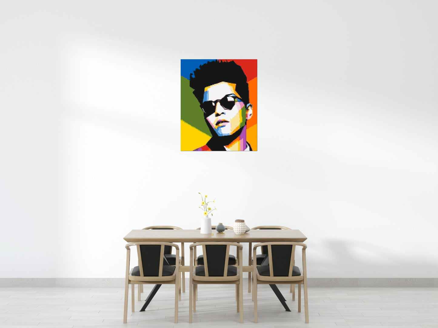 Bruno Mars - Brick Art Mosaic Kit 5x6 large