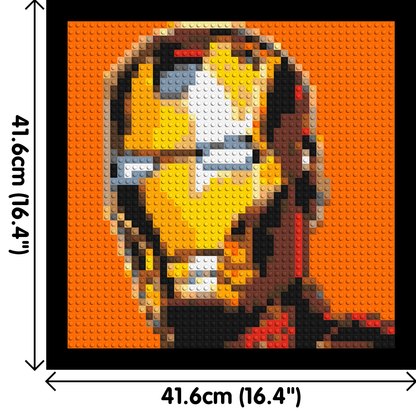 Iron Man - Brick Art Mosaic Kit 2x2 large