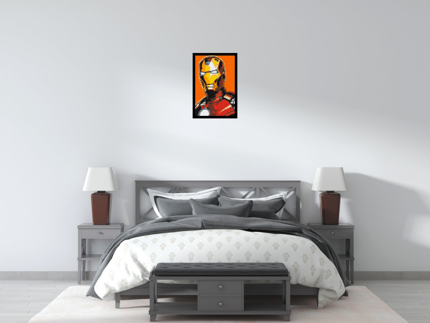 Iron Man - Brick Art Mosaic Kit 2x3 large