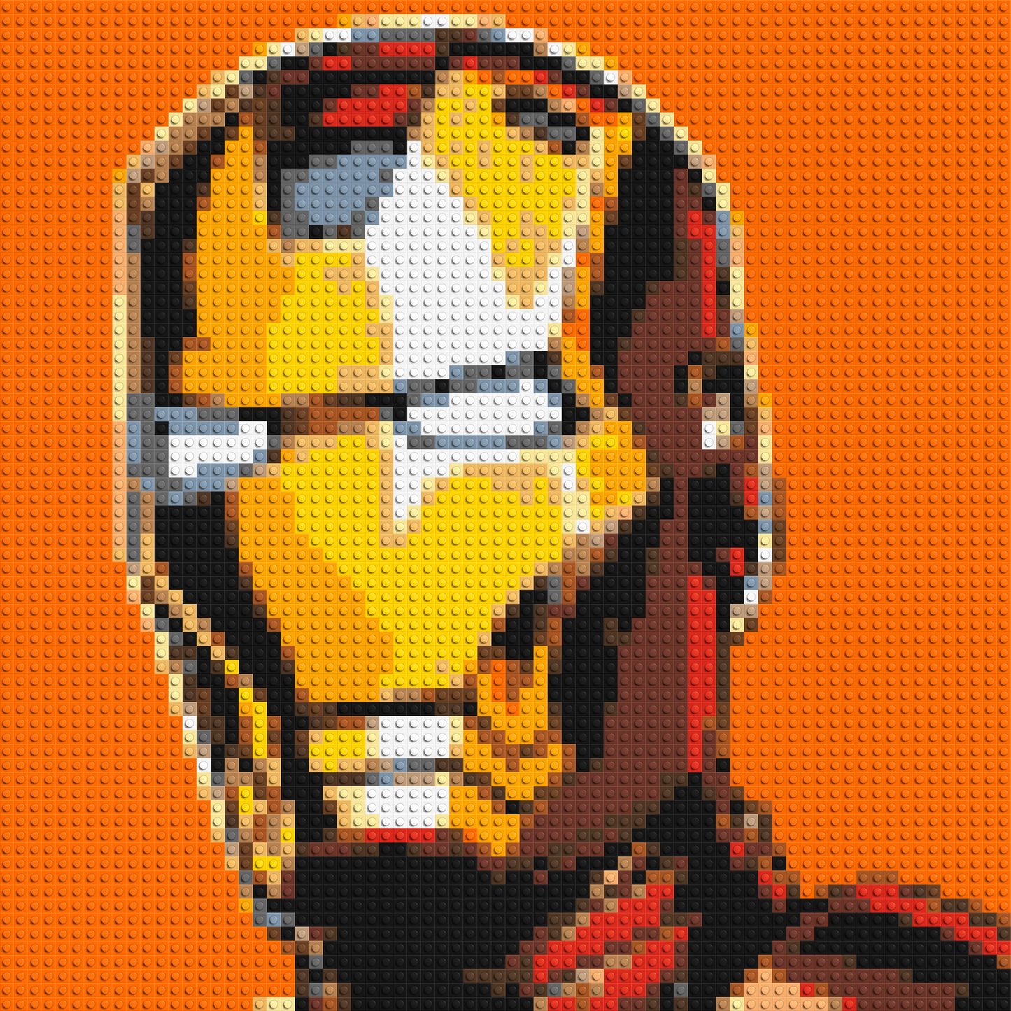 Iron Man - Brick Art Mosaic Kit 3x3 large