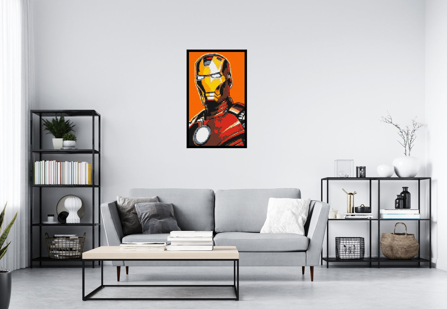 Iron Man - Brick Art Mosaic Kit 3x5 large