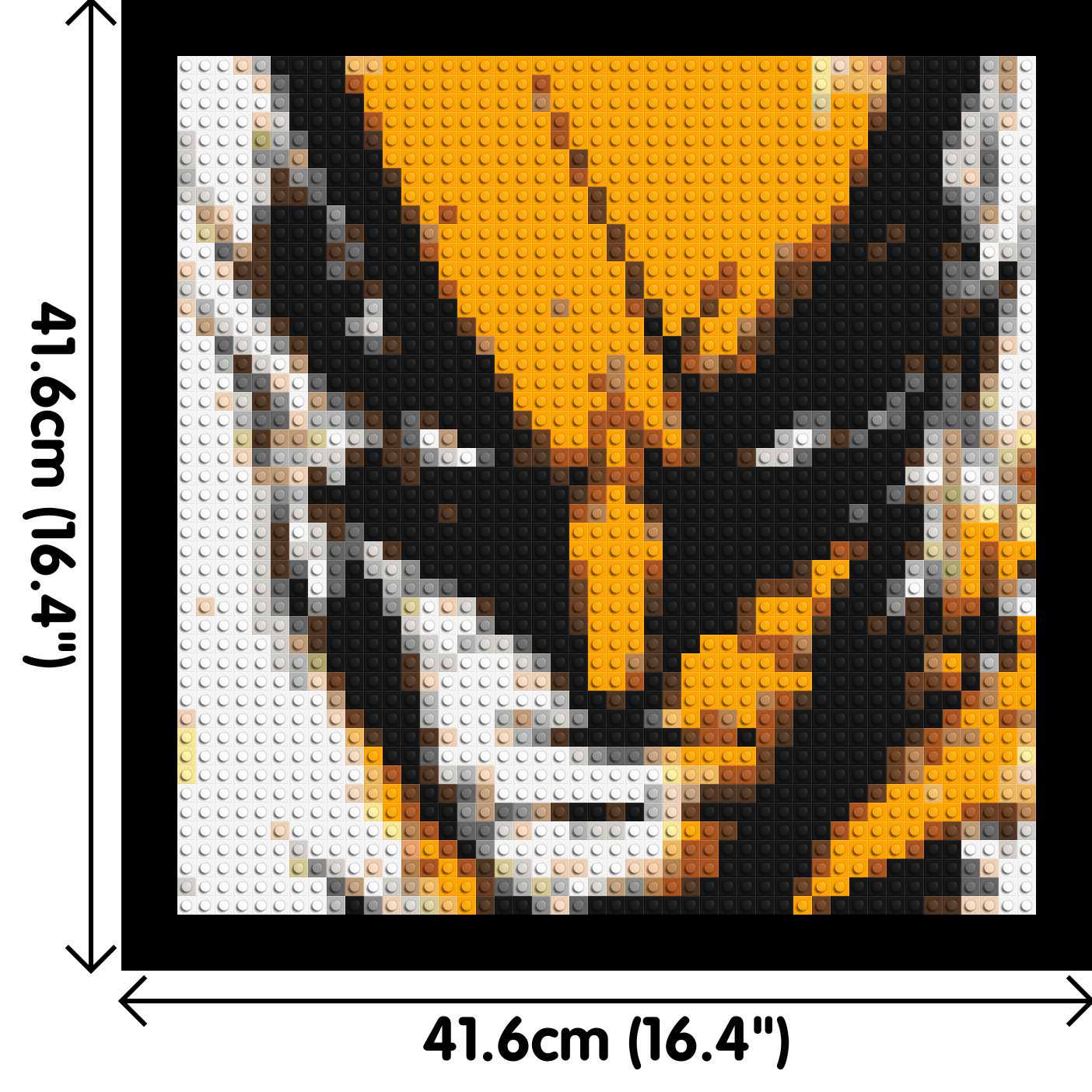 Wolverine - Brick Art Mosaic Kit 2x2 large