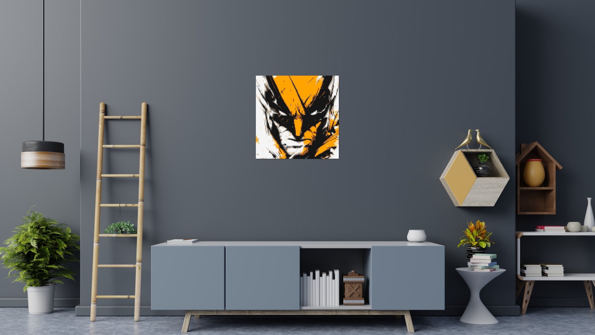 Wolverine - Brick Art Mosaic Kit 4x4 scene