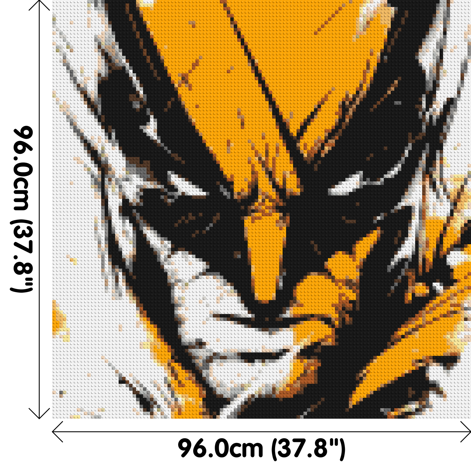 Wolverine - Brick Art Mosaic Kit 5x5 dimensions