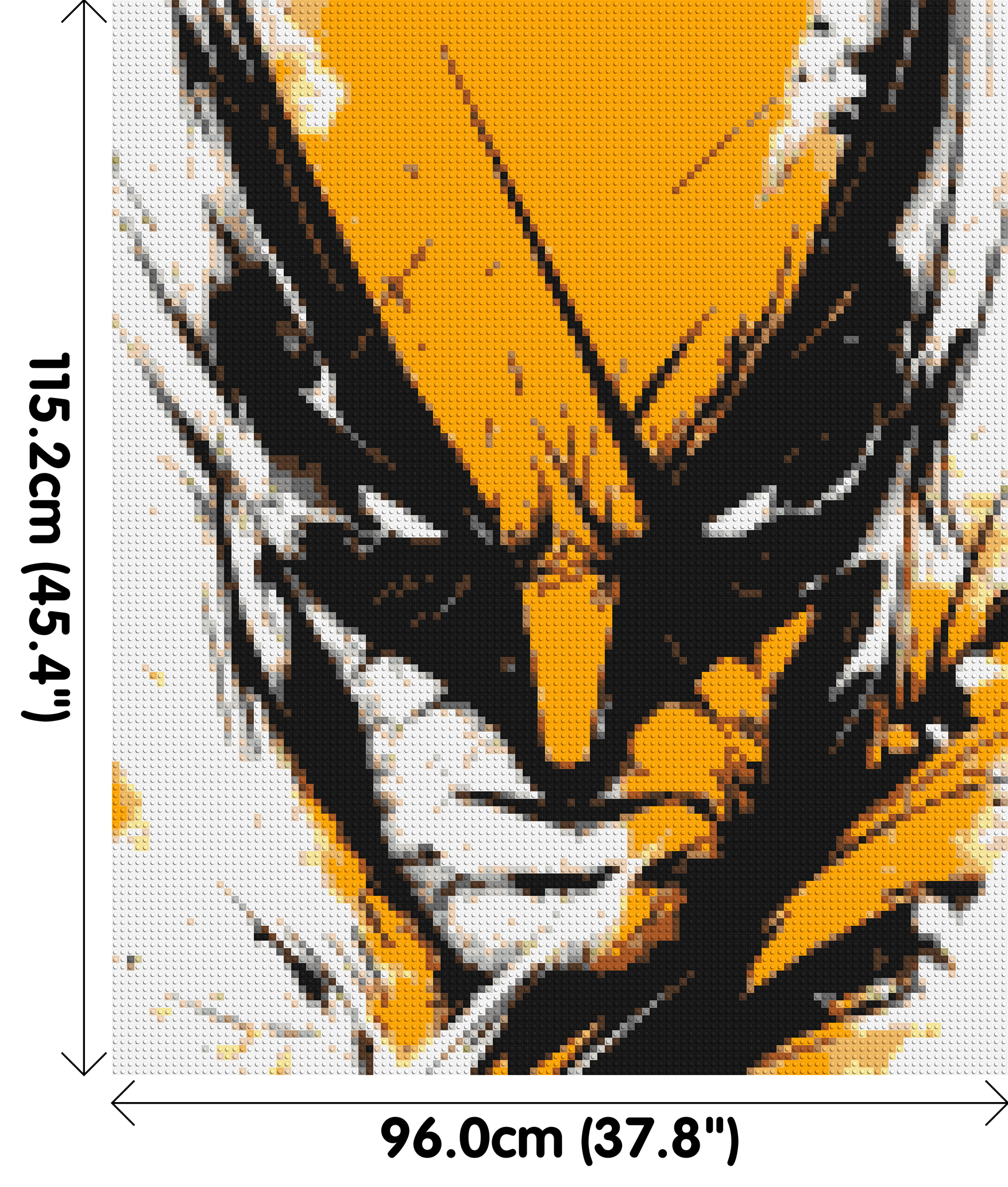 Wolverine - Brick Art Mosaic Kit 5x6 dimensions