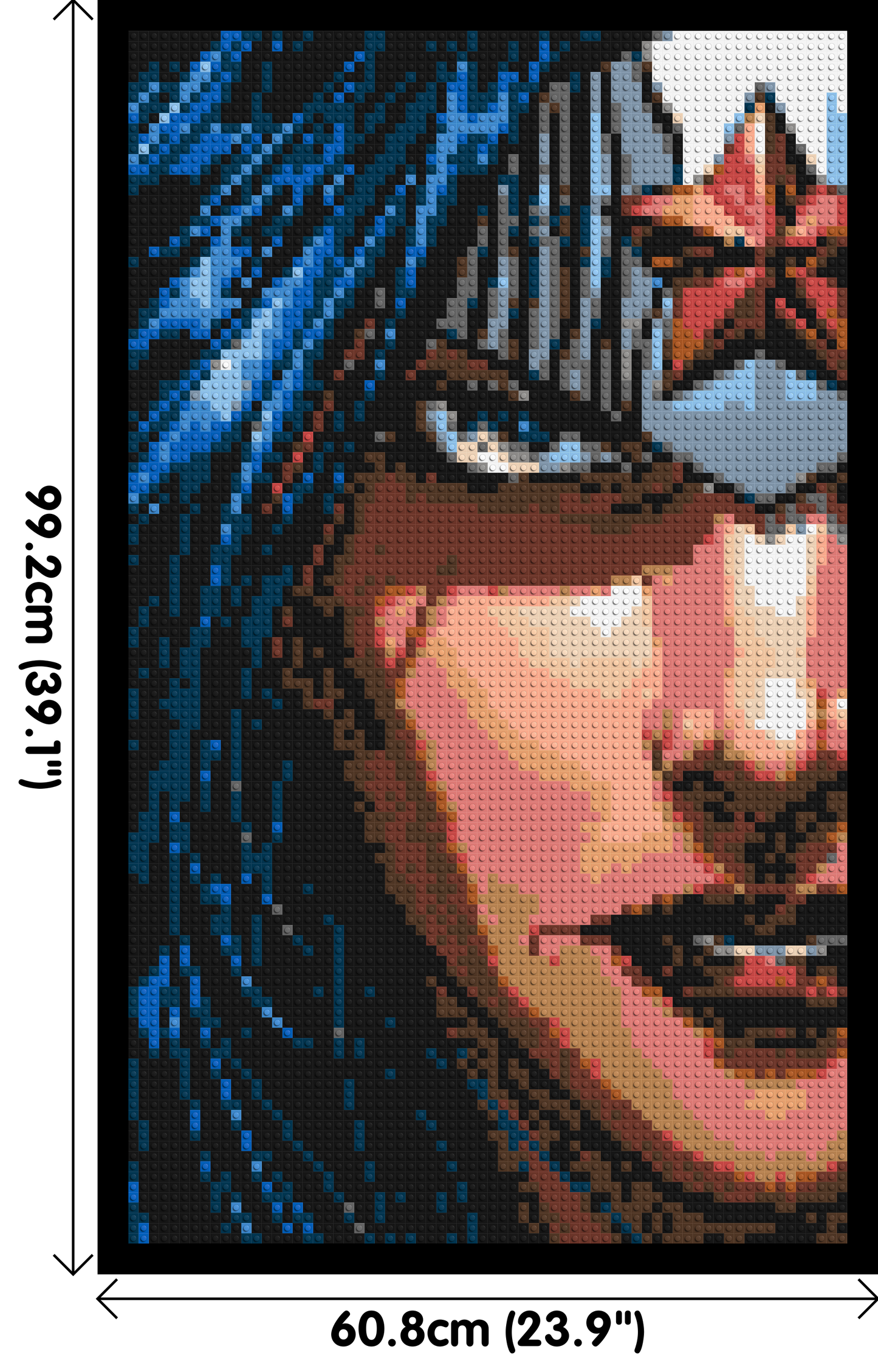 Wonder Woman - Brick Art Mosaic Kit 3x5 large