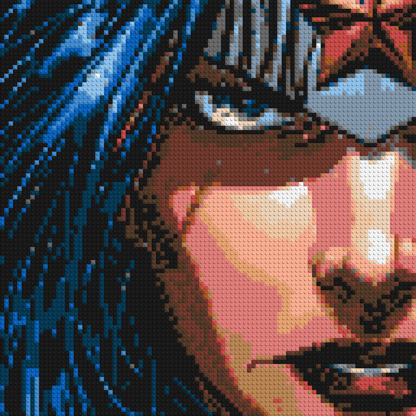 Wonder Woman - Brick Art Mosaic Kit 4x4 large