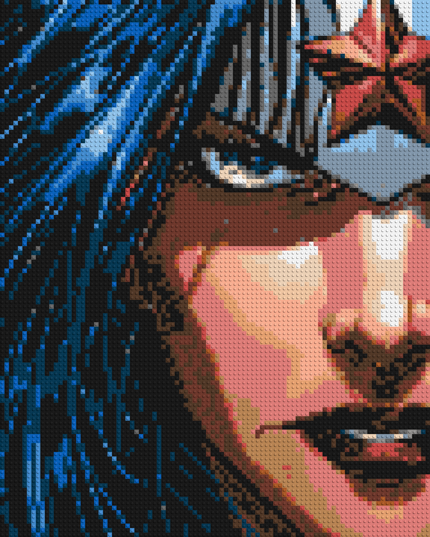 Wonder Woman - Brick Art Mosaic Kit 4x5 large