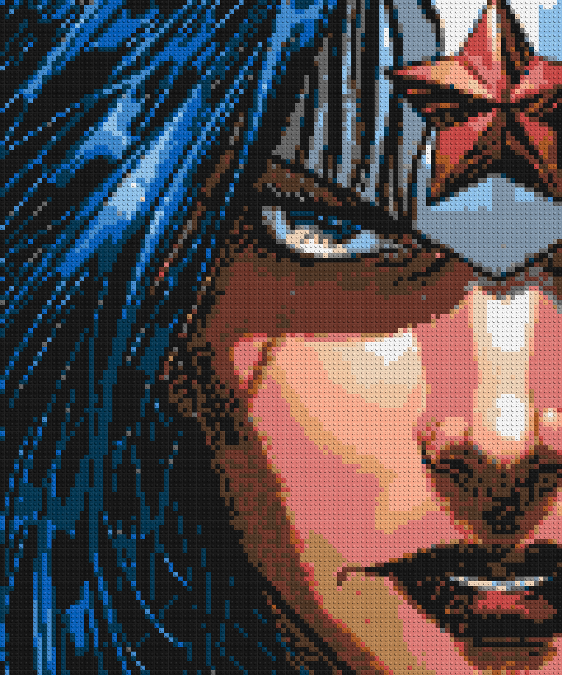 Wonder Woman - Brick Art Mosaic Kit 5x6 large