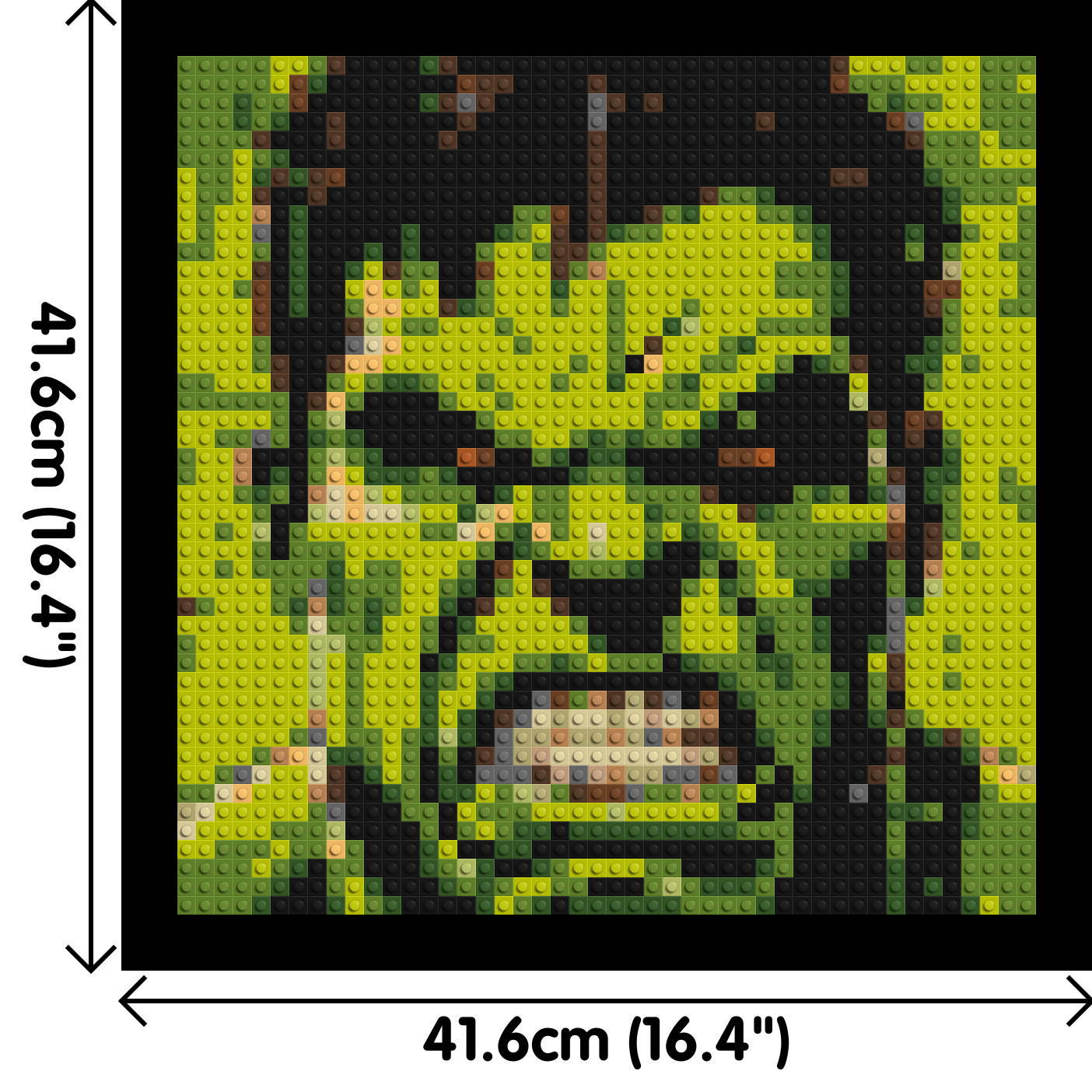 The Hulk - Brick Art Mosaic Kit 2x2 large