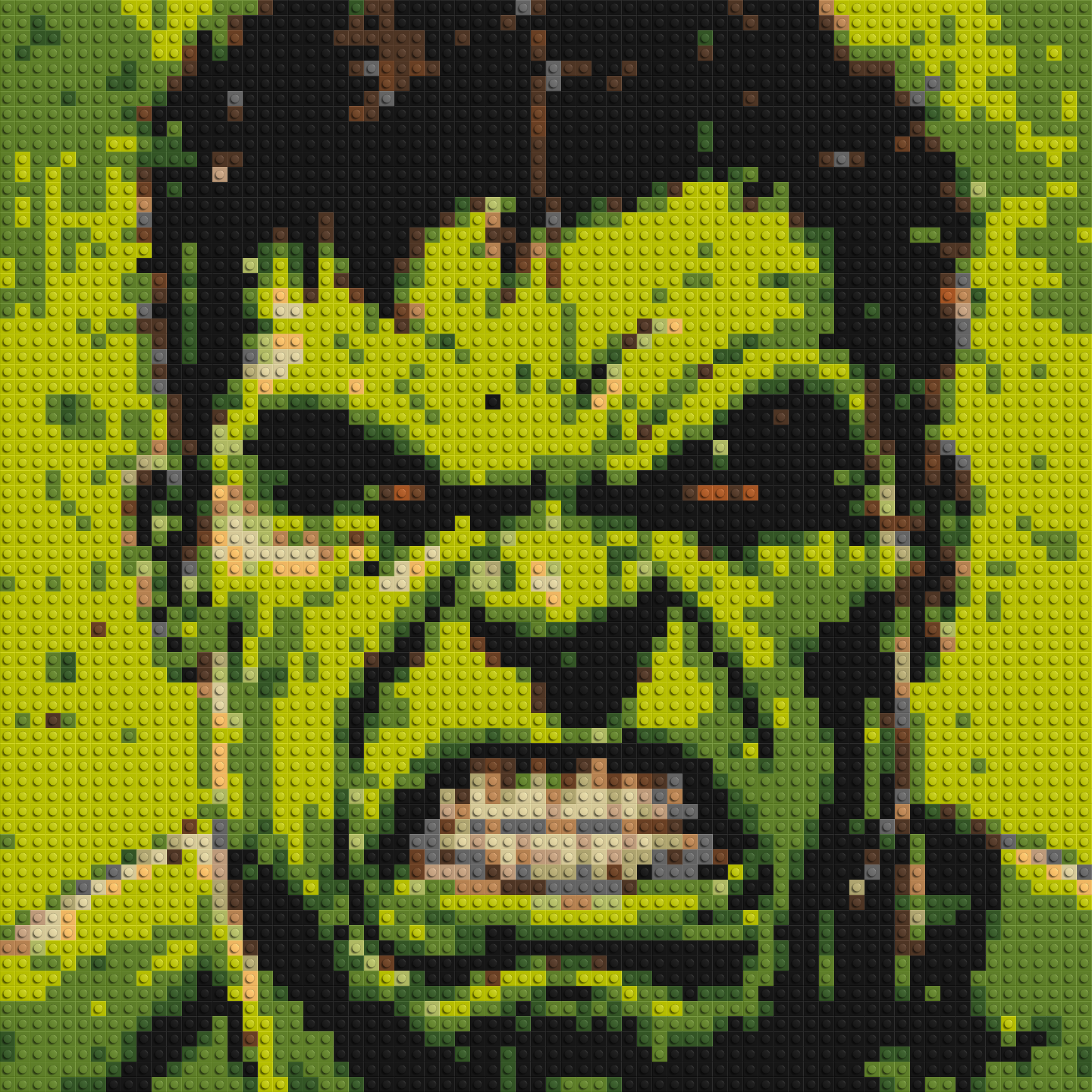 The Hulk - Brick Art Mosaic Kit 3x3 large