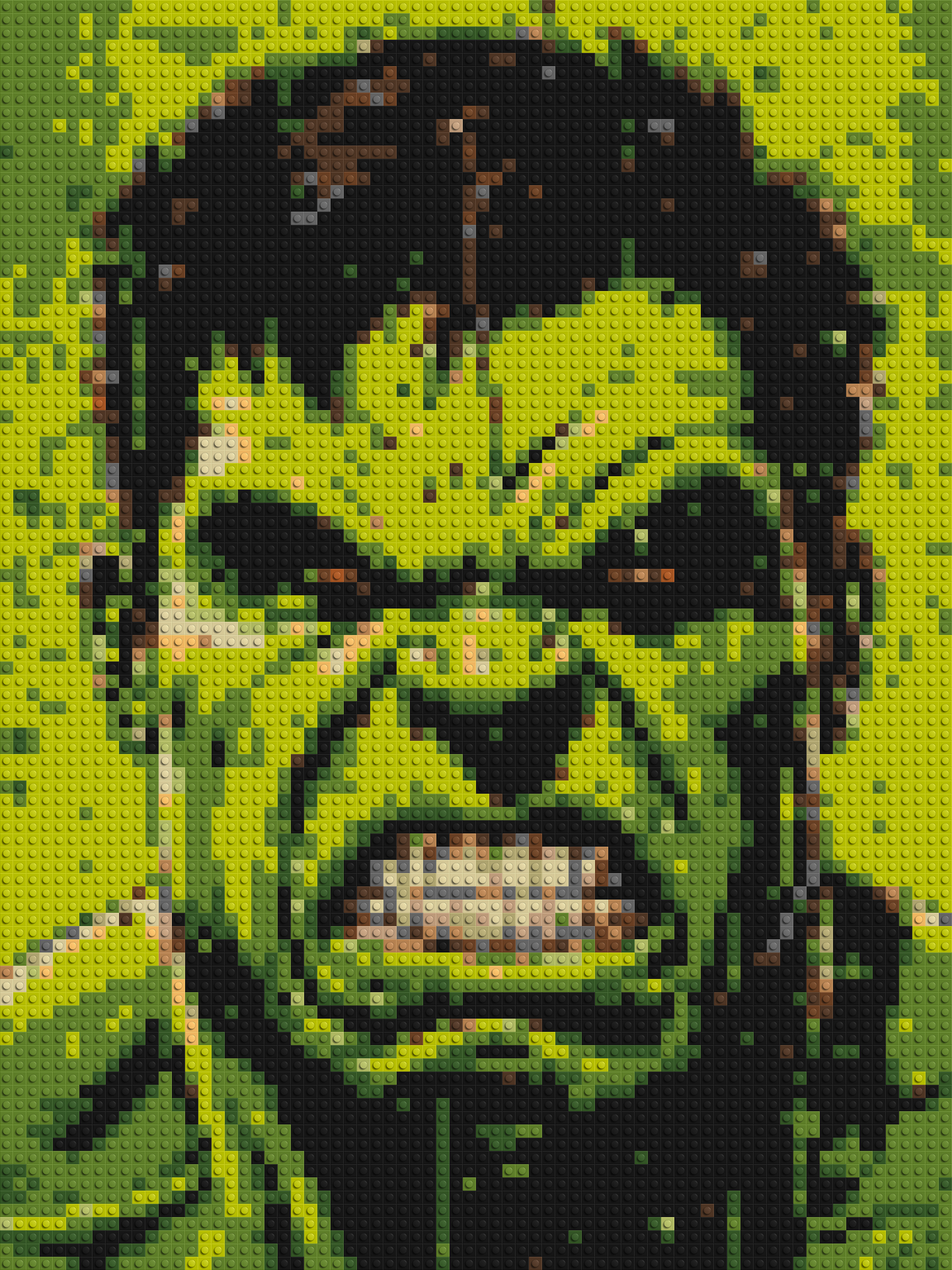 The Hulk - Brick Art Mosaic Kit 3x4 large