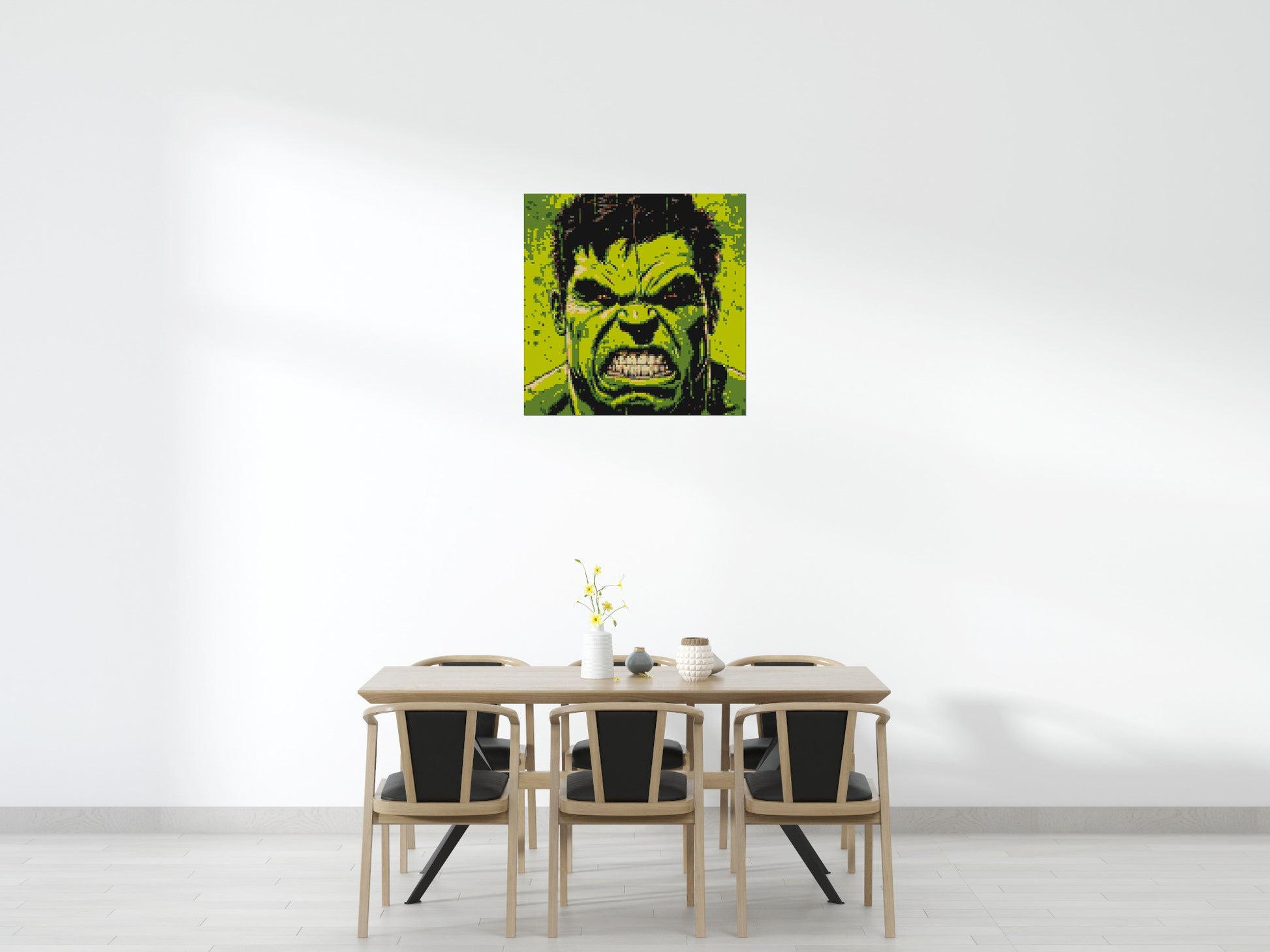 The Hulk - Brick Art Mosaic Kit 5x5 scene