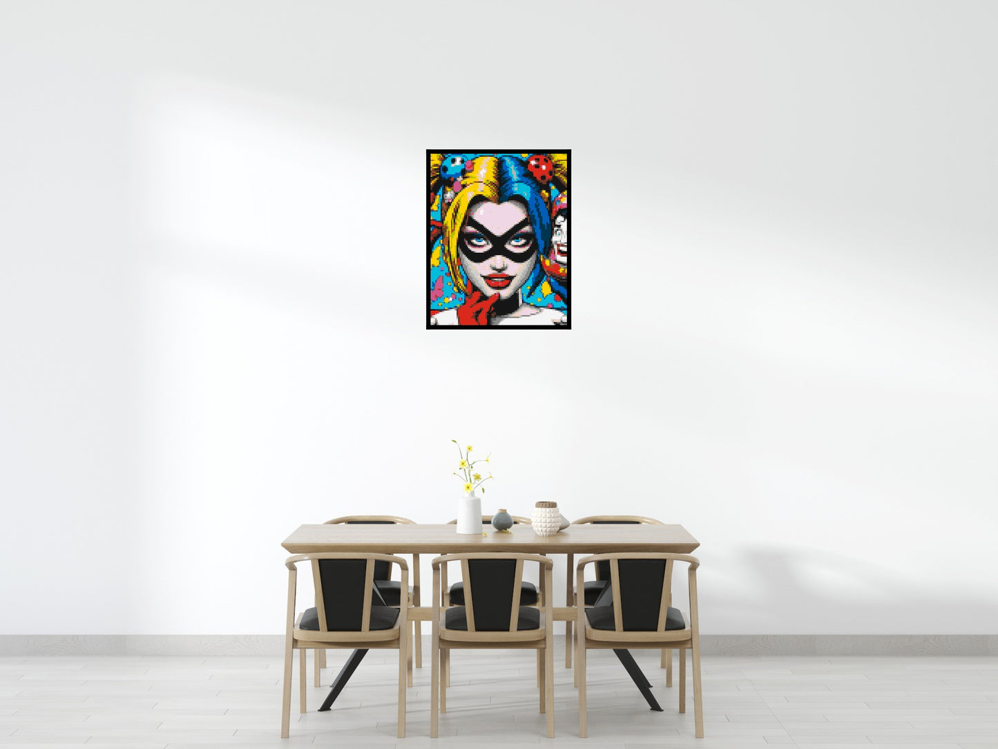 Harley Quinn - Brick Art Mosaic Kit 4x5 large