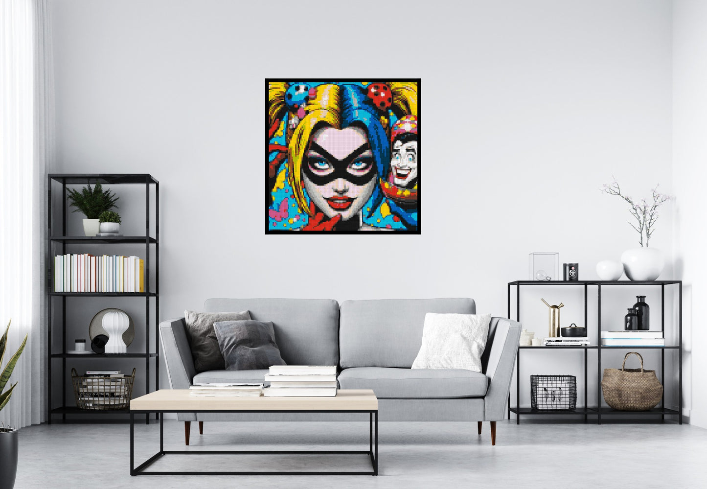 Harley Quinn - Brick Art Mosaic Kit 5x5 large