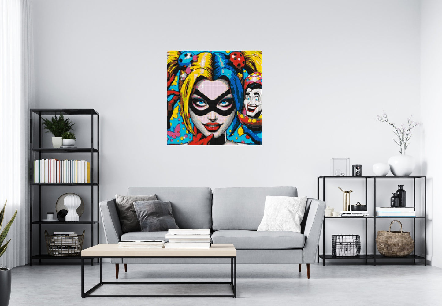 Harley Quinn - Brick Art Mosaic Kit 5x5 large