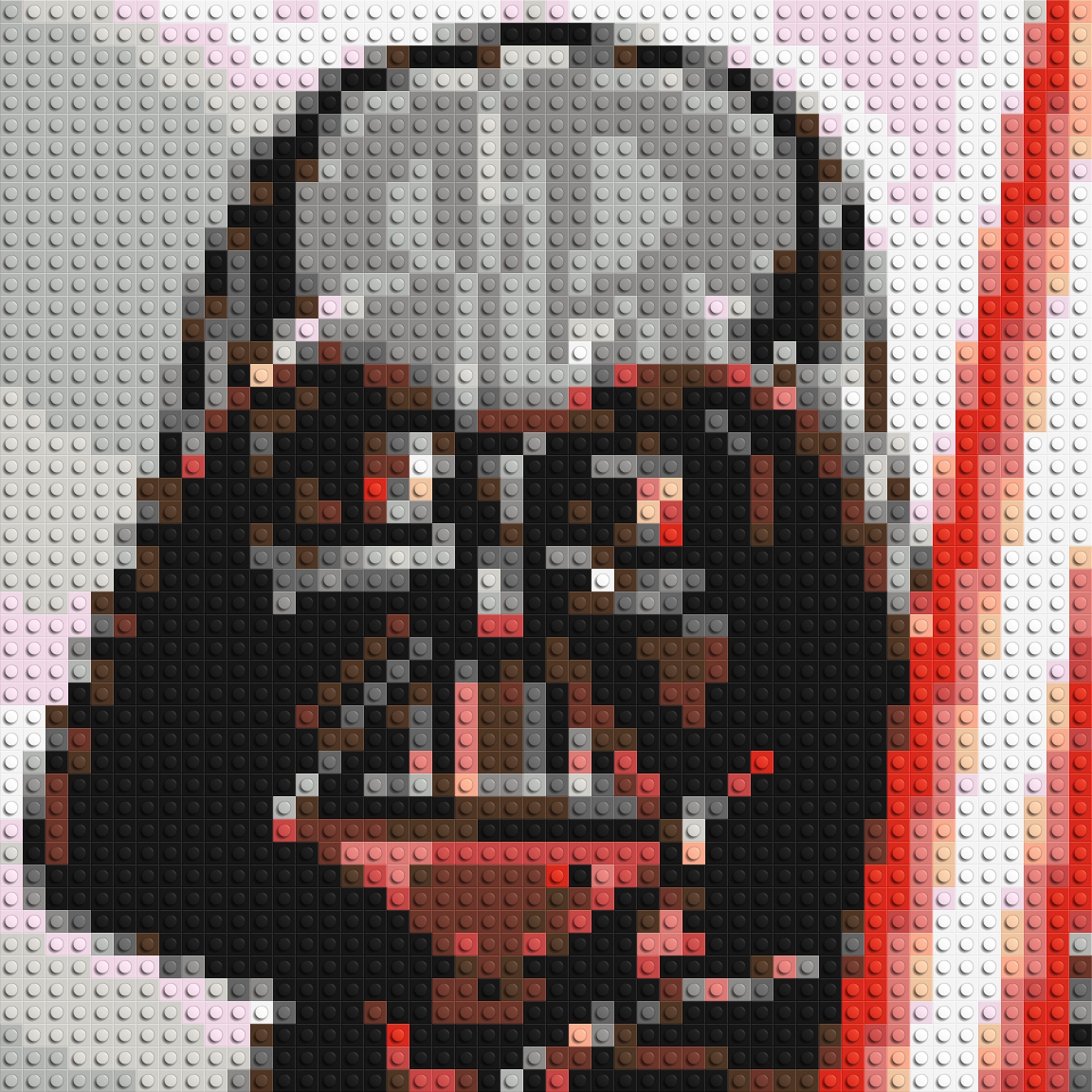 Darth Vader - Brick Art Mosaic Kit 2x2 large