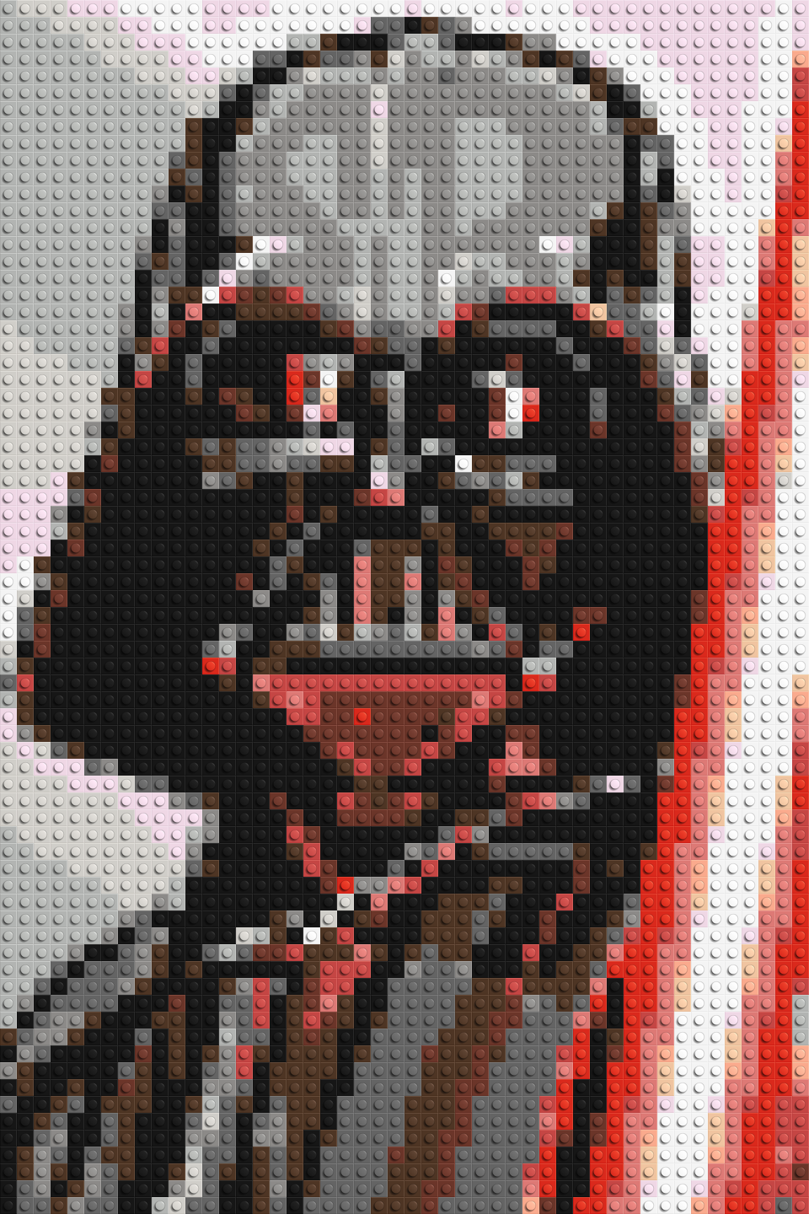 Darth Vader - Brick Art Mosaic Kit 2x3 large