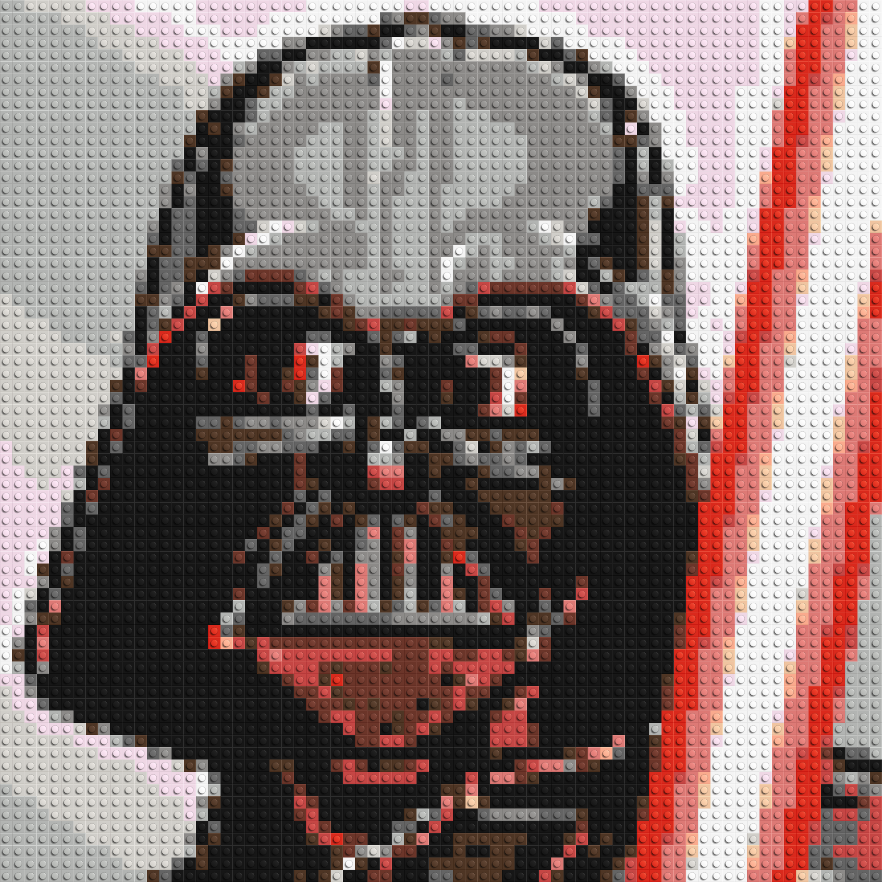 Darth Vader - Brick Art Mosaic Kit 3x3 large