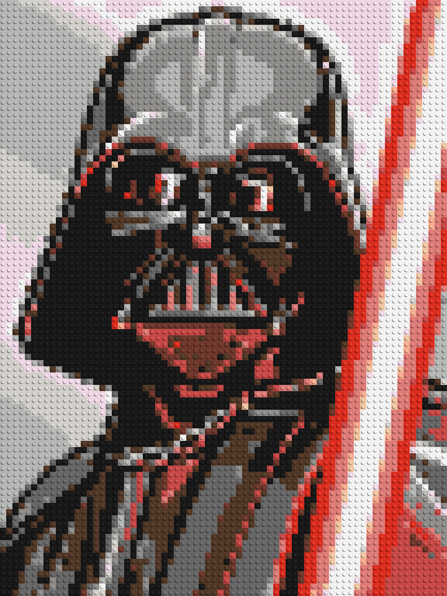 Darth Vader - Brick Art Mosaic Kit 3x4 large