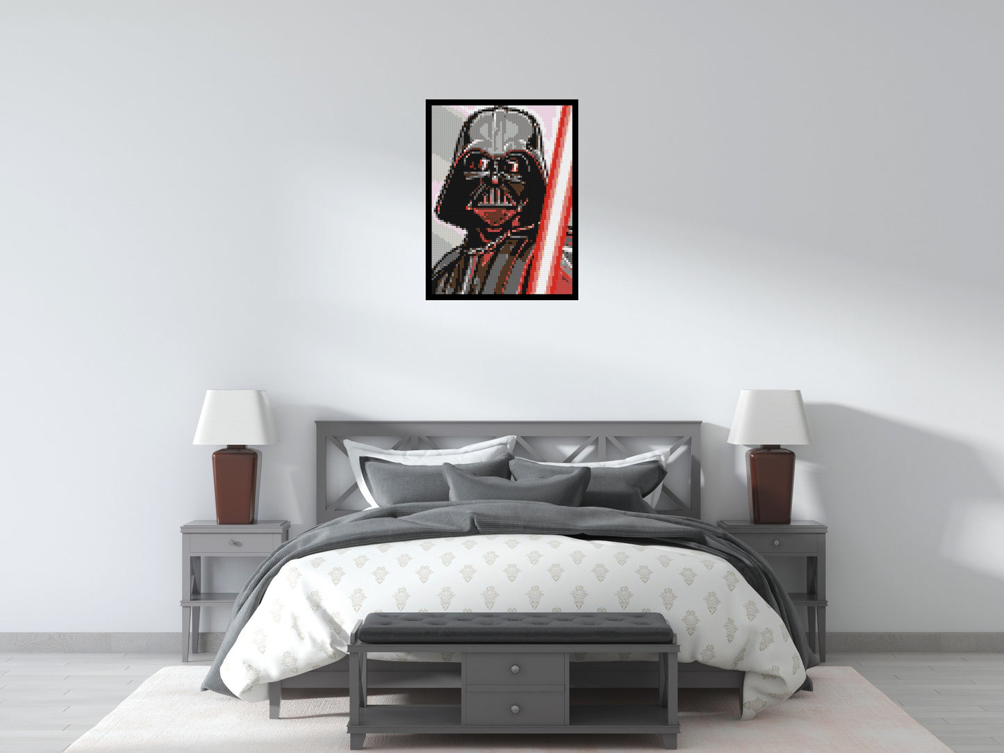 Darth Vader - Brick Art Mosaic Kit 3x4 large