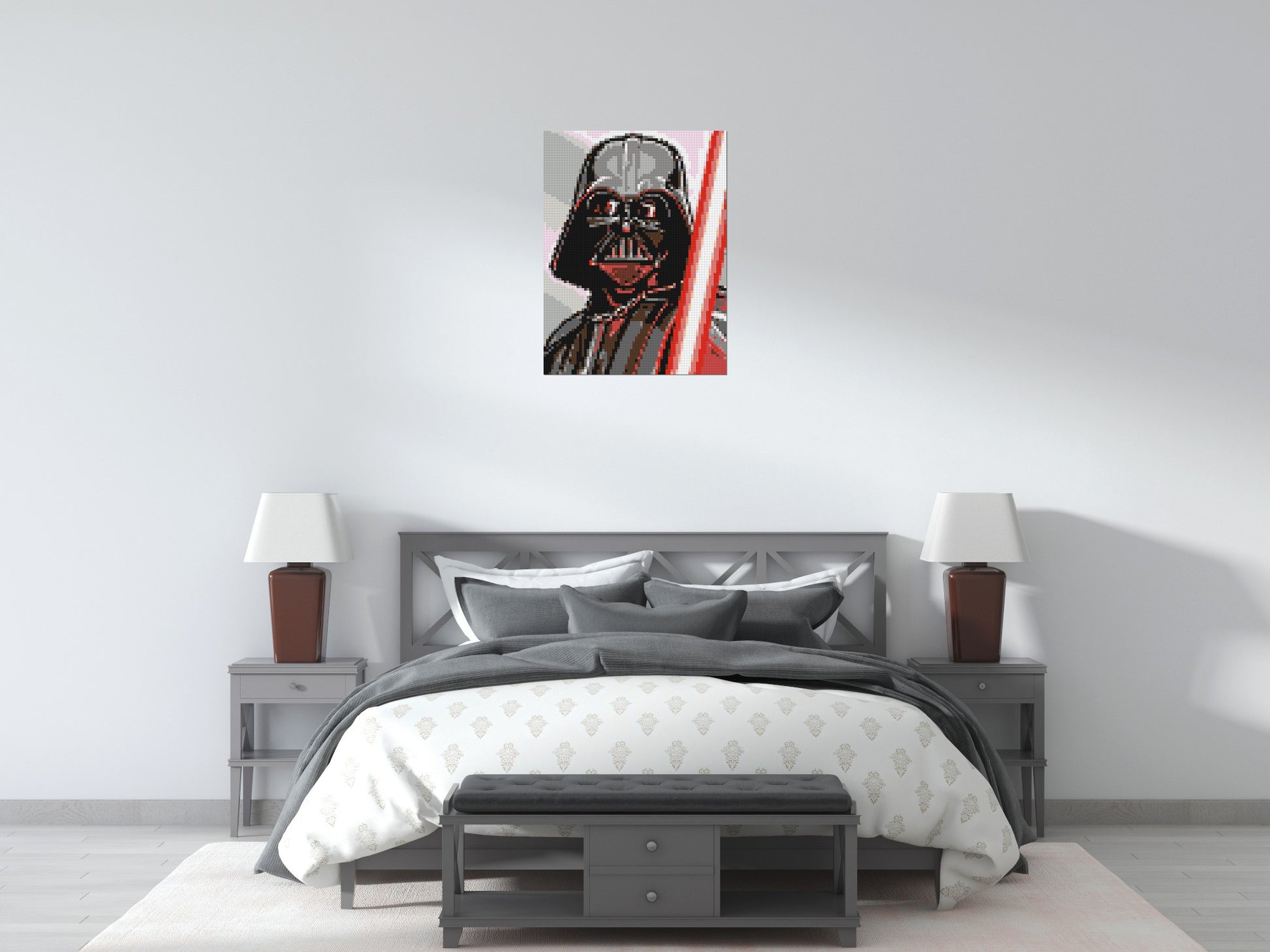 Darth Vader - Brick Art Mosaic Kit 3x4 scene