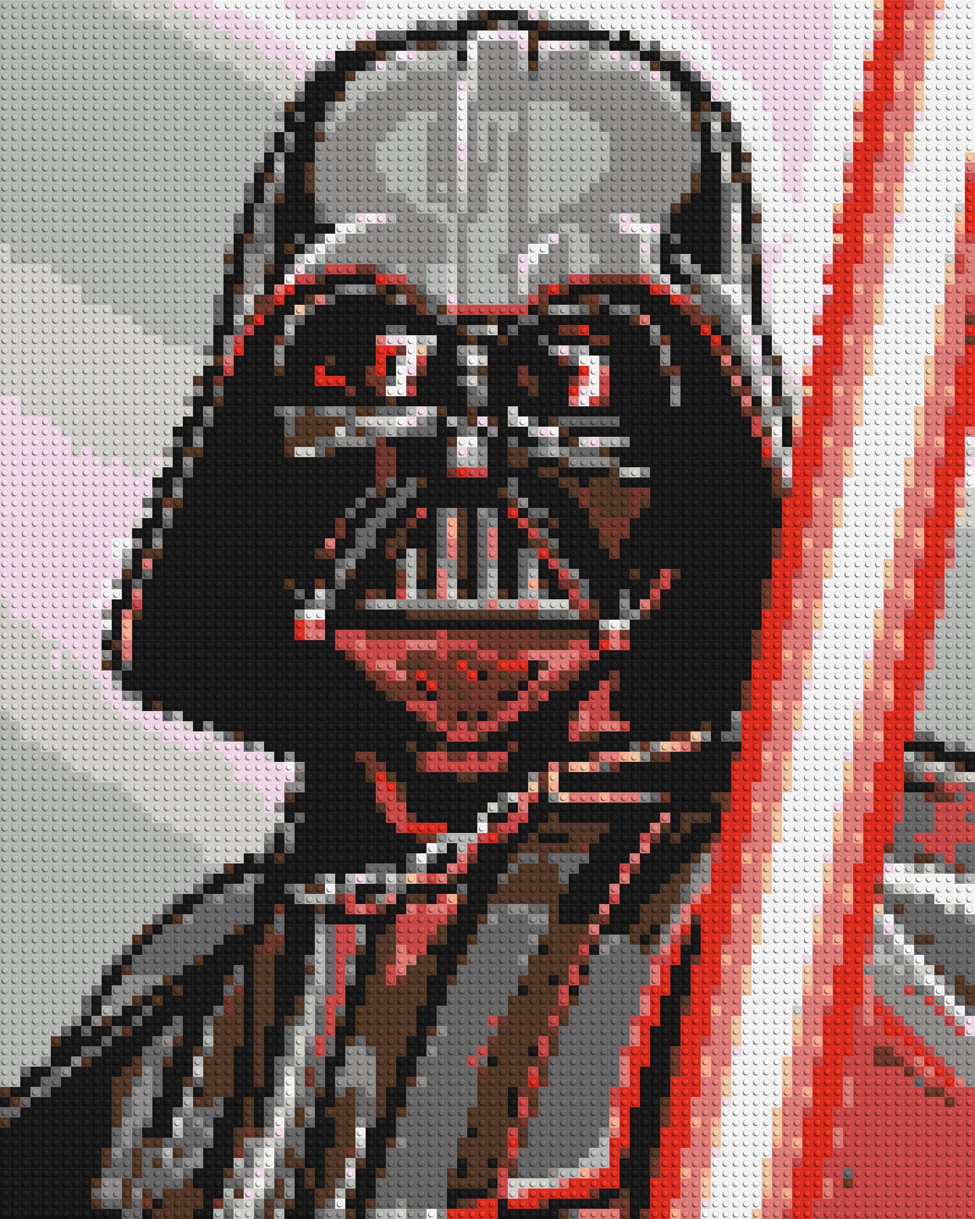 Darth Vader - Brick Art Mosaic Kit 4x5 large