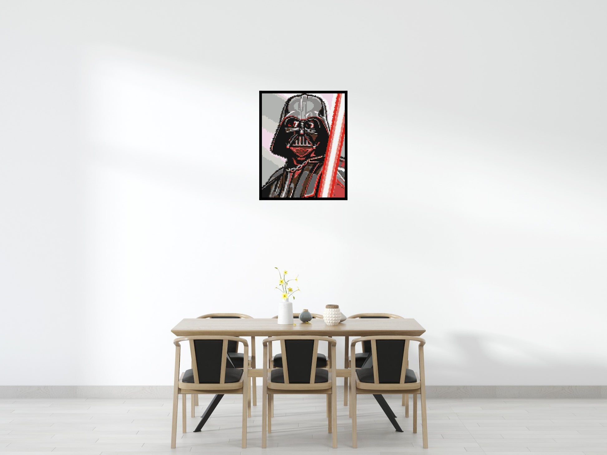 Darth Vader - Brick Art Mosaic Kit 4x5 scene with frame