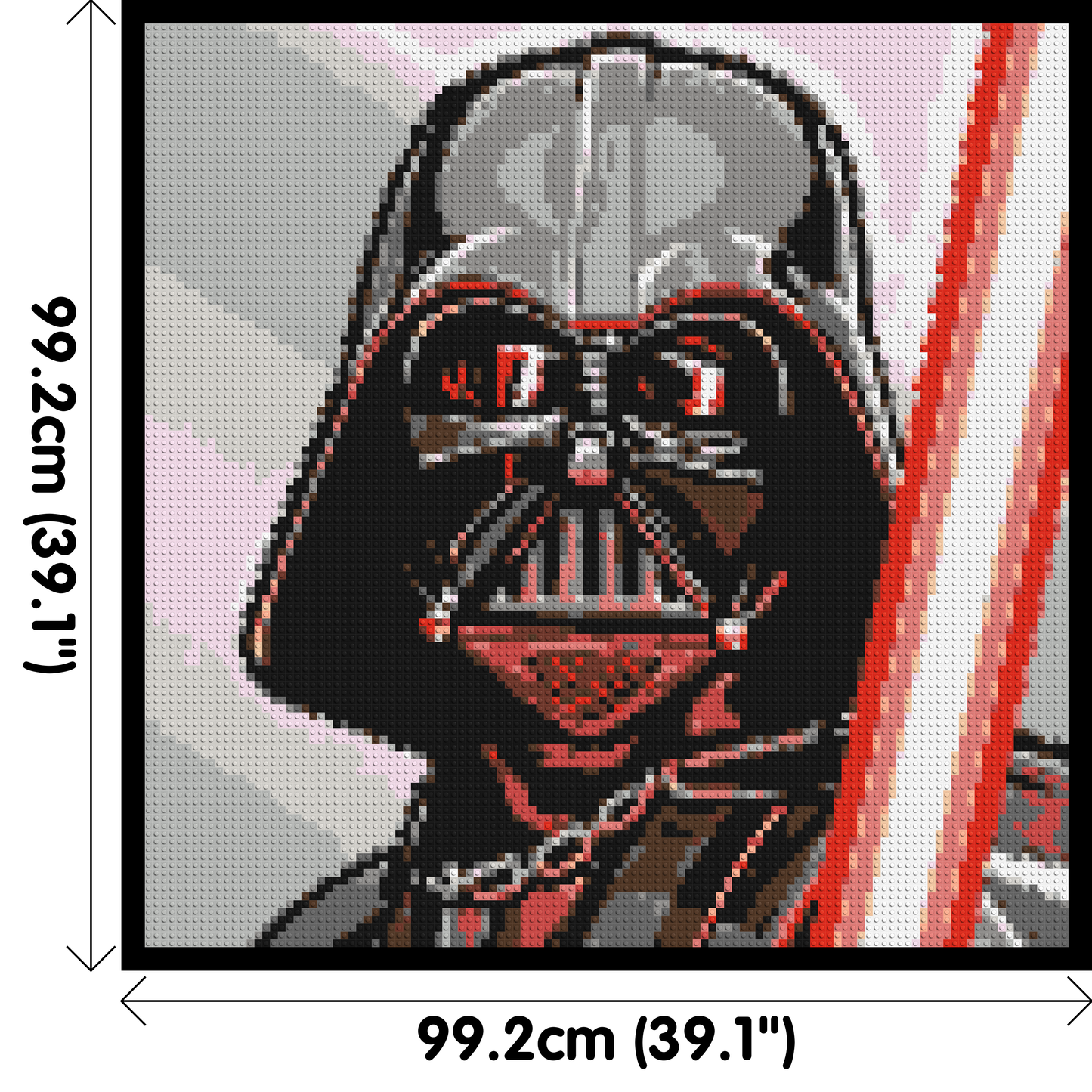 Darth Vader - Brick Art Mosaic Kit 5x5 large