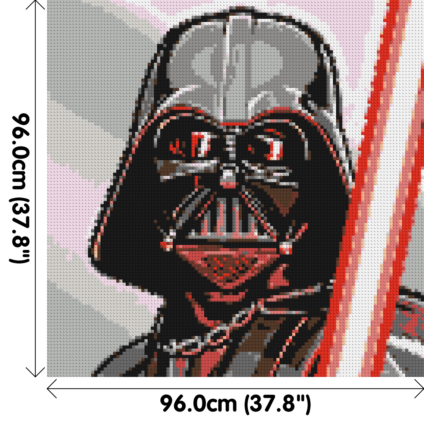 Darth Vader - Brick Art Mosaic Kit 5x5 large