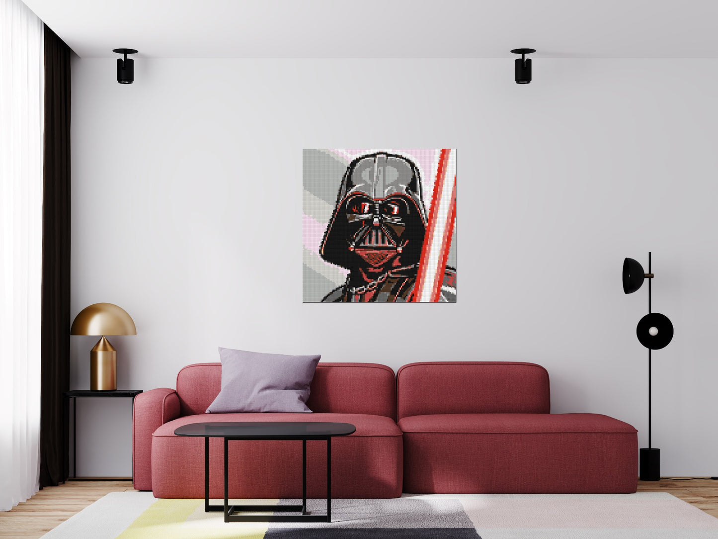 Darth Vader - Brick Art Mosaic Kit 5x5 large