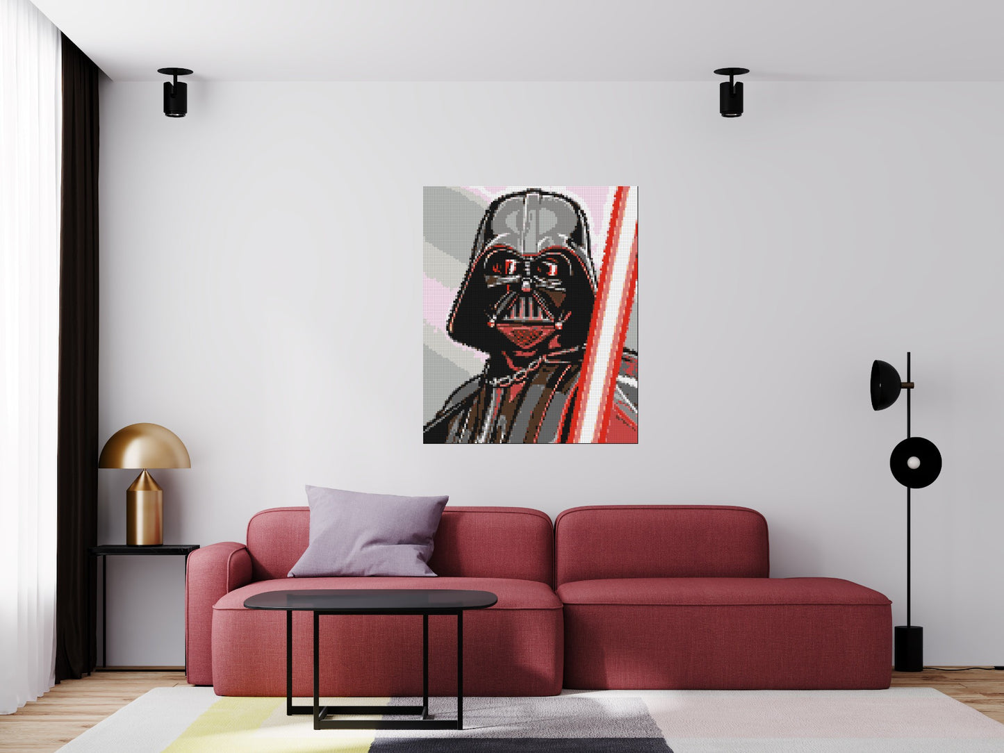 Darth Vader - Brick Art Mosaic Kit 5x6 large