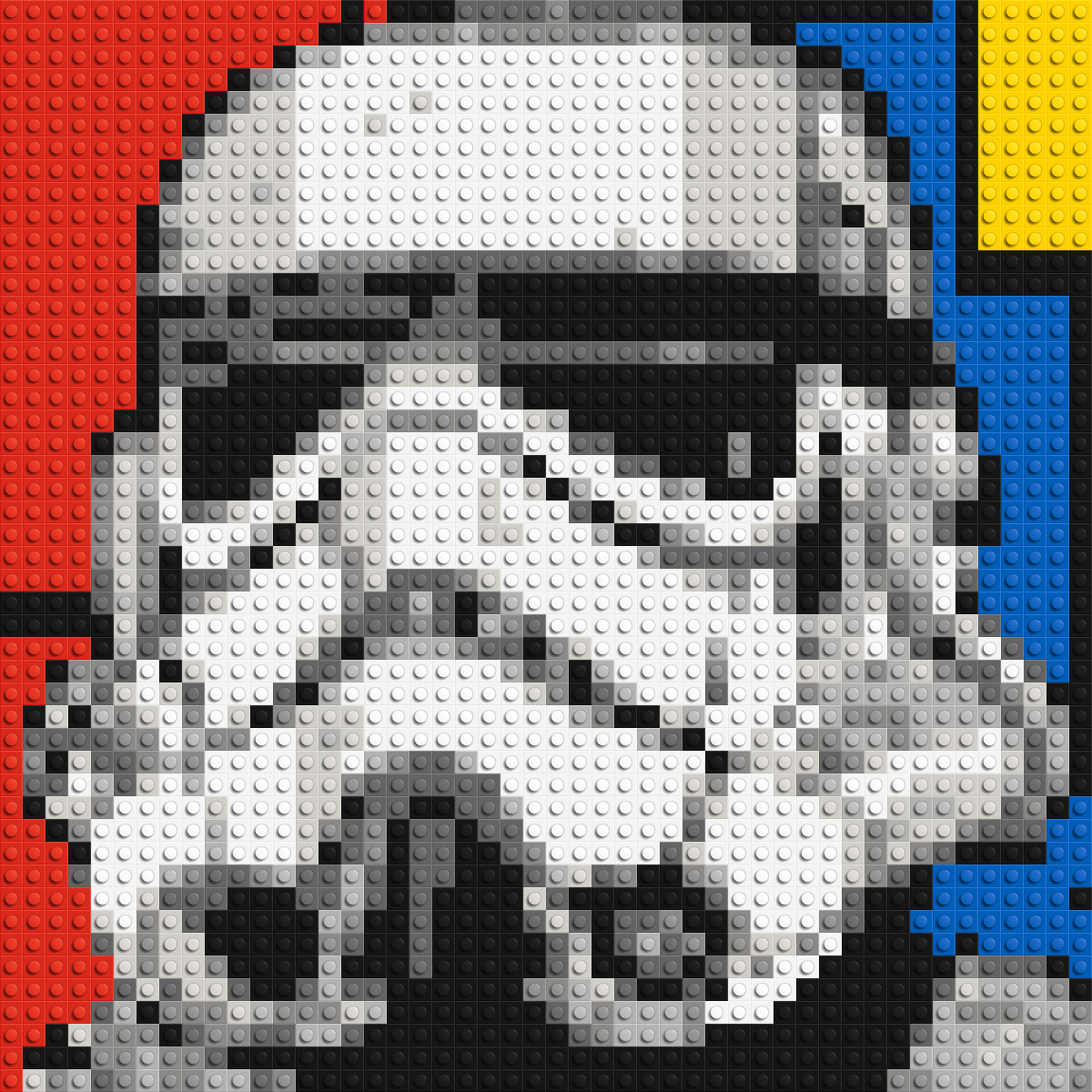 Stormtrooper - Brick Art Mosaic Kit 2x2 large