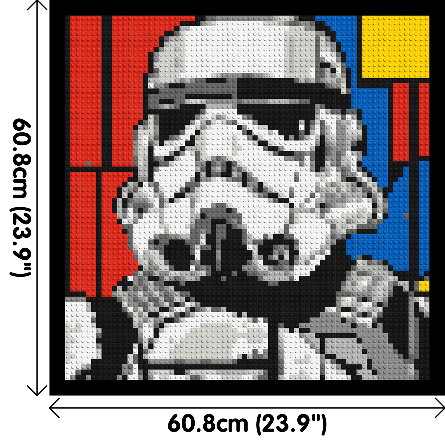 Stormtrooper - Brick Art Mosaic Kit 3x3 large