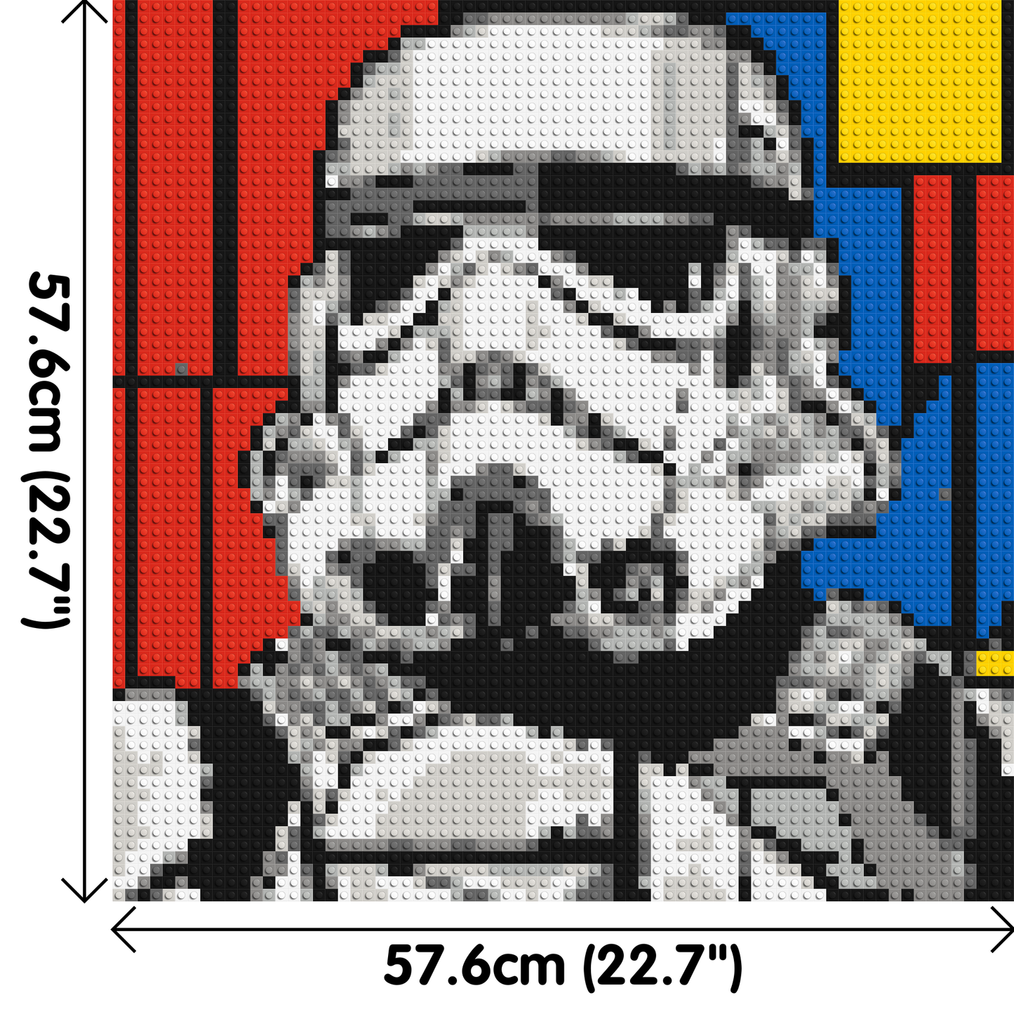 Stormtrooper - Brick Art Mosaic Kit 3x3 large