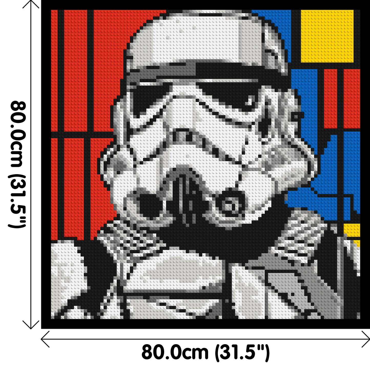 Stormtrooper - Brick Art Mosaic Kit 4x4 large