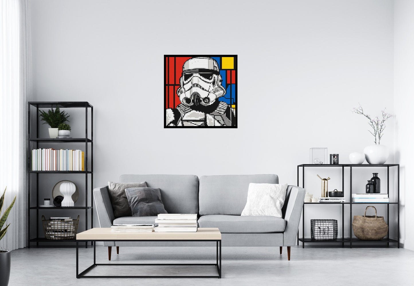 Stormtrooper - Brick Art Mosaic Kit 4x4 large