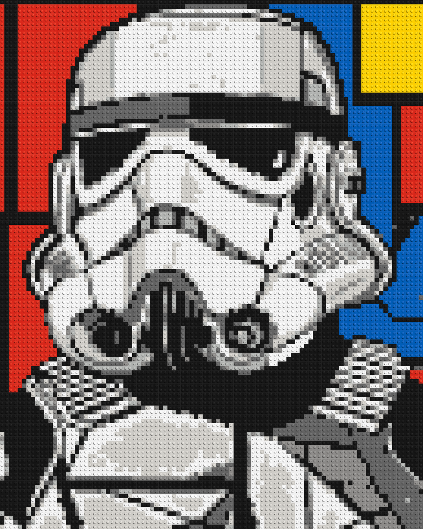 Stormtrooper - Brick Art Mosaic Kit 4x5 large