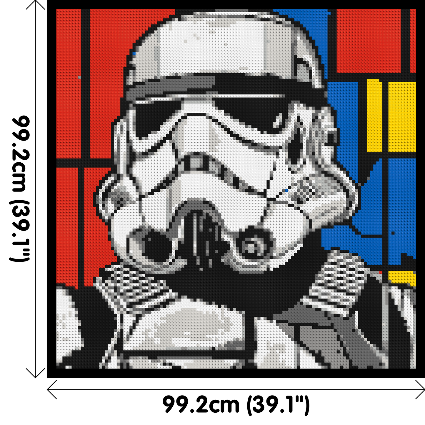 Stormtrooper - Brick Art Mosaic Kit 5x5 large