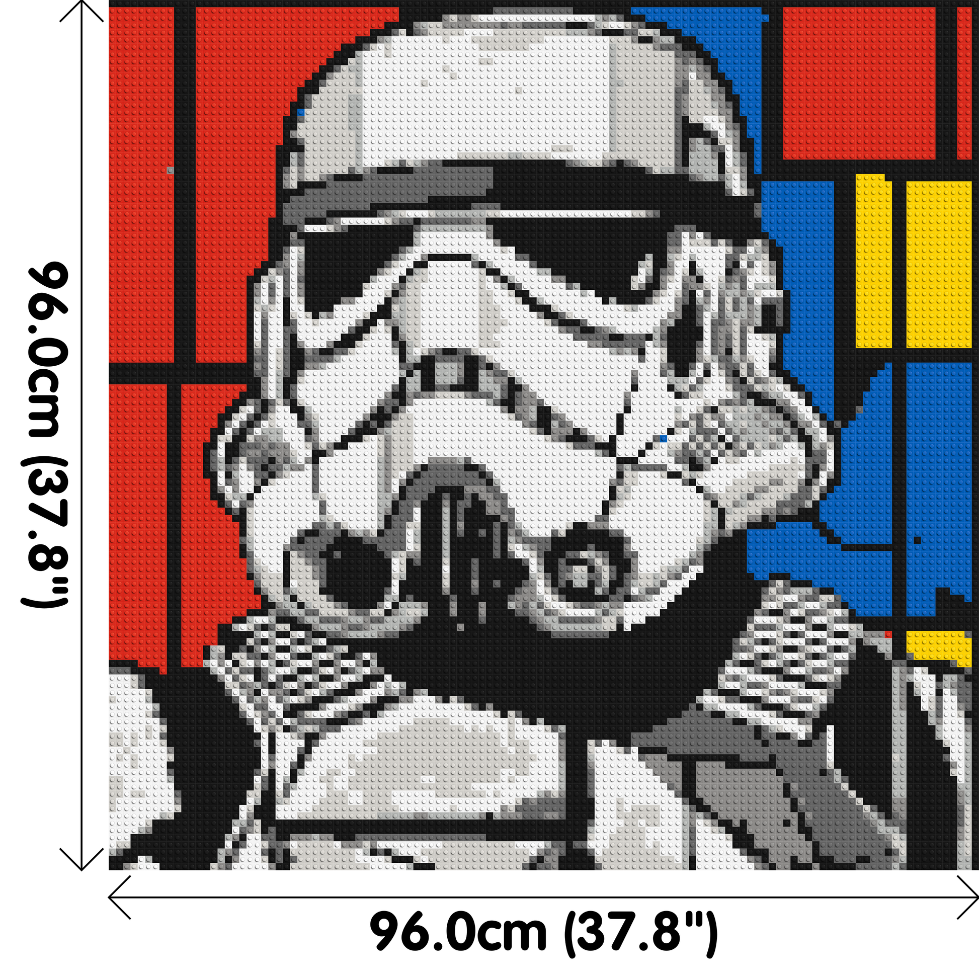 Stormtrooper - Brick Art Mosaic Kit 5x5 dimensions