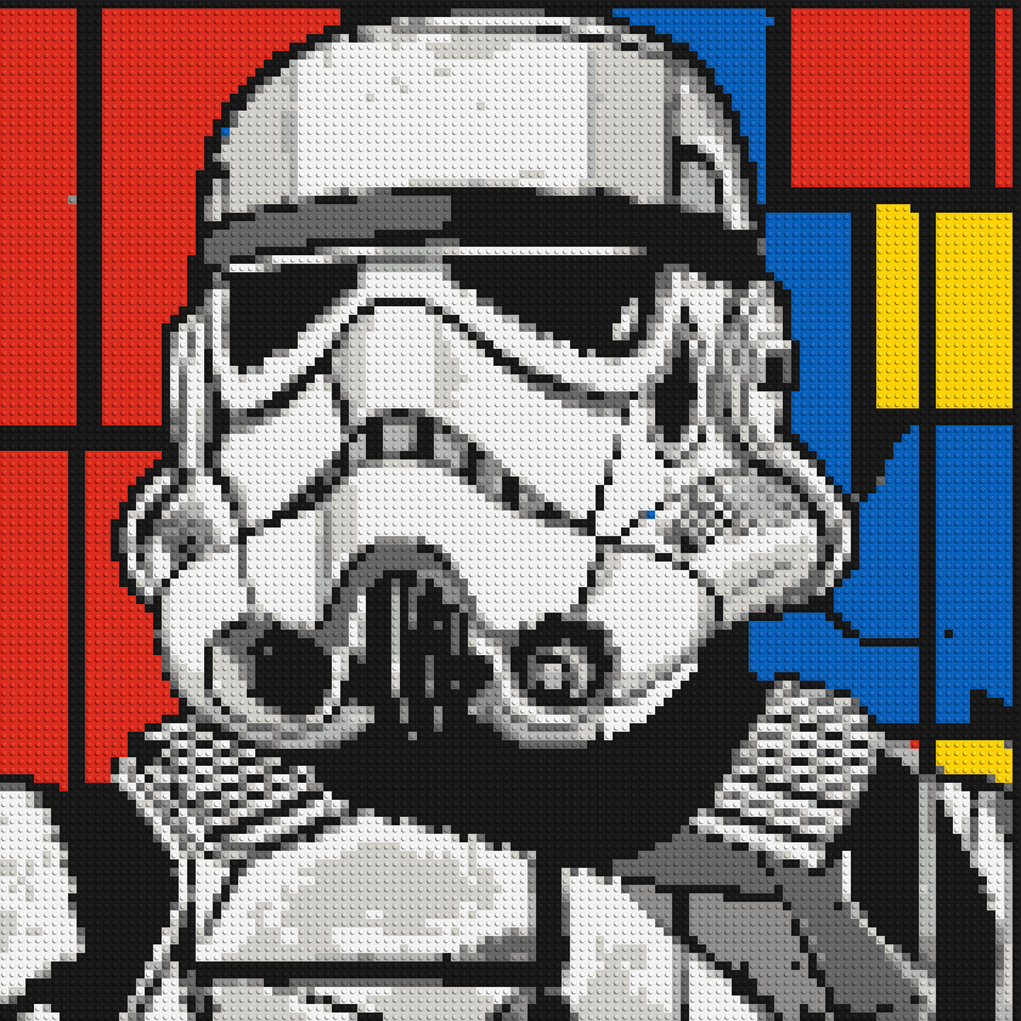 Stormtrooper - Brick Art Mosaic Kit 5x5 large