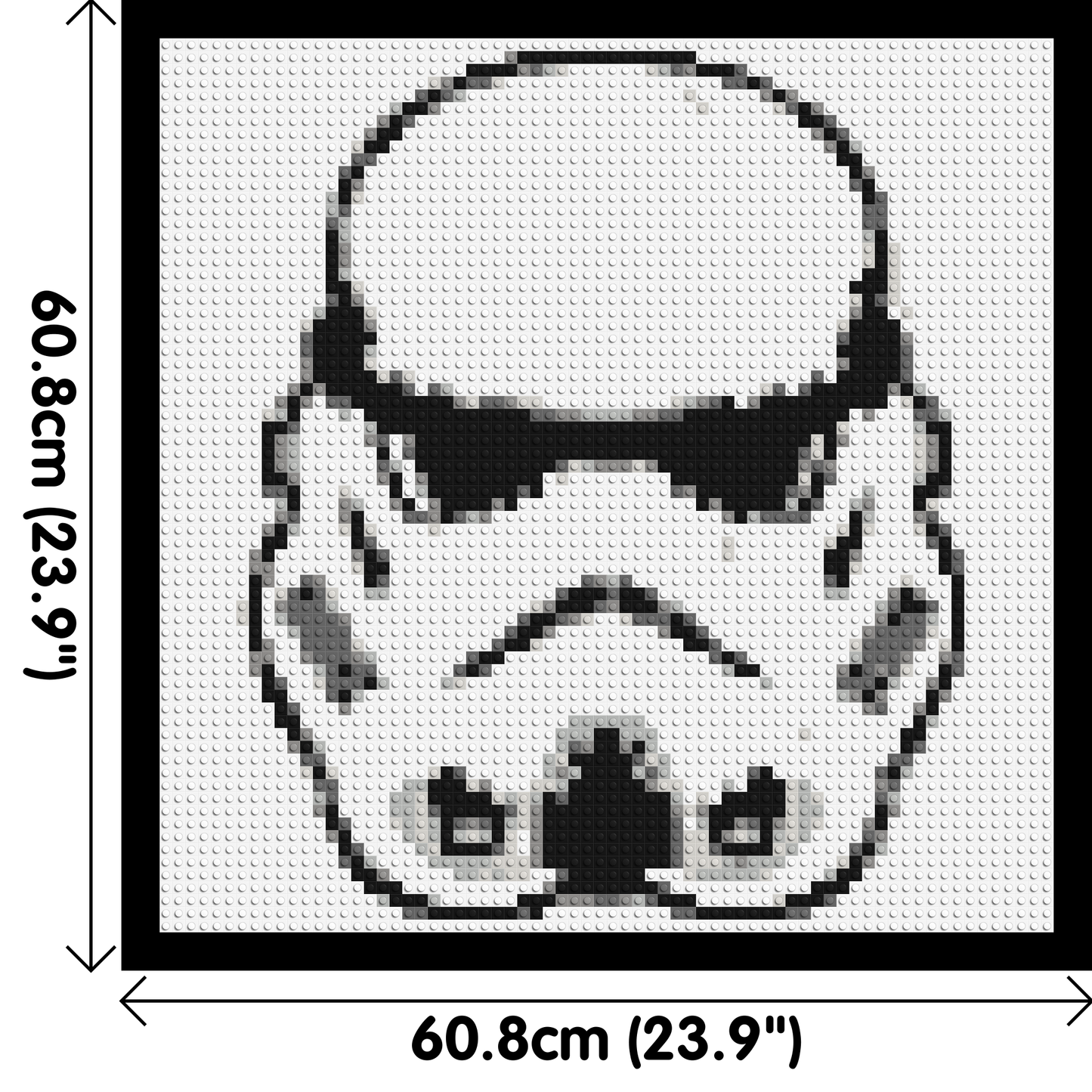 Stormtrooper #2 - Brick Art Mosaic Kit 3x3 large