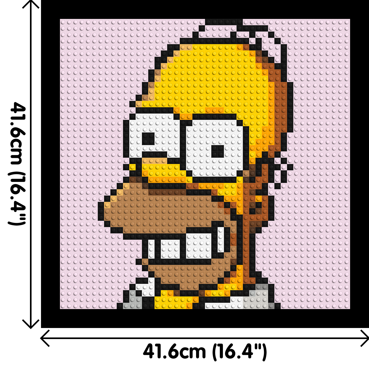 Homer Simpson - Brick Art Mosaic Kit 2x2 large