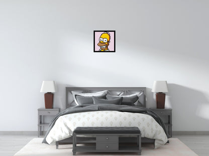 Homer Simpson - Brick Art Mosaic Kit 2x2 large