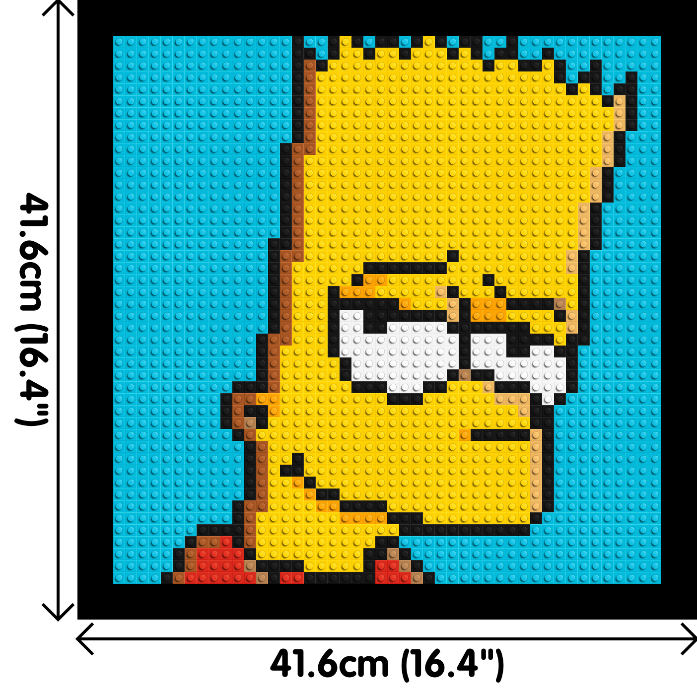 Bart Simpson - Brick Art Mosaic Kit 2x2 large