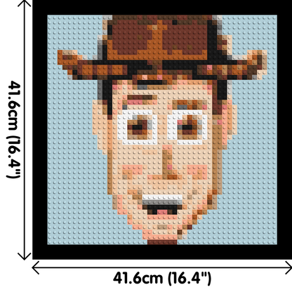 Sheriff Woody - Brick Art Mosaic Kit 2x2 large