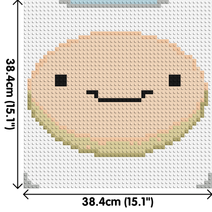 Finn the Human - Brick Art Mosaic Kit 2x2 large