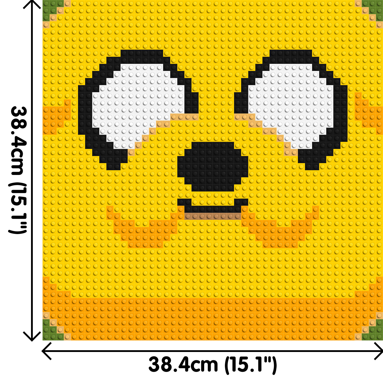 Jake the Dog - Brick Art Mosaic Kit 2x2 large