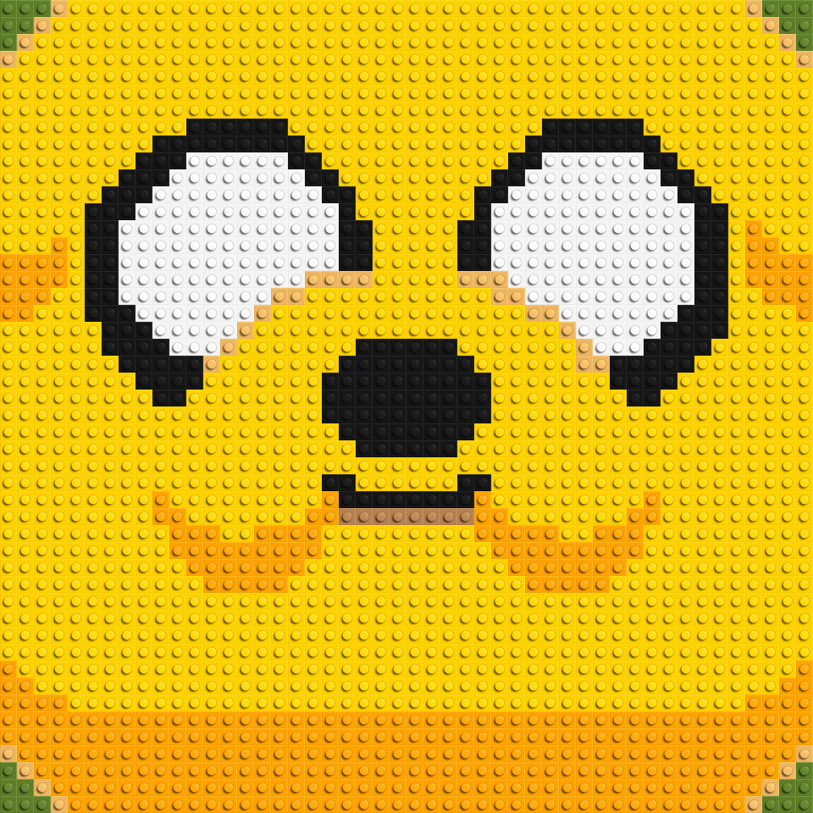 Jake the Dog - Brick Art Mosaic Kit 2x2 large