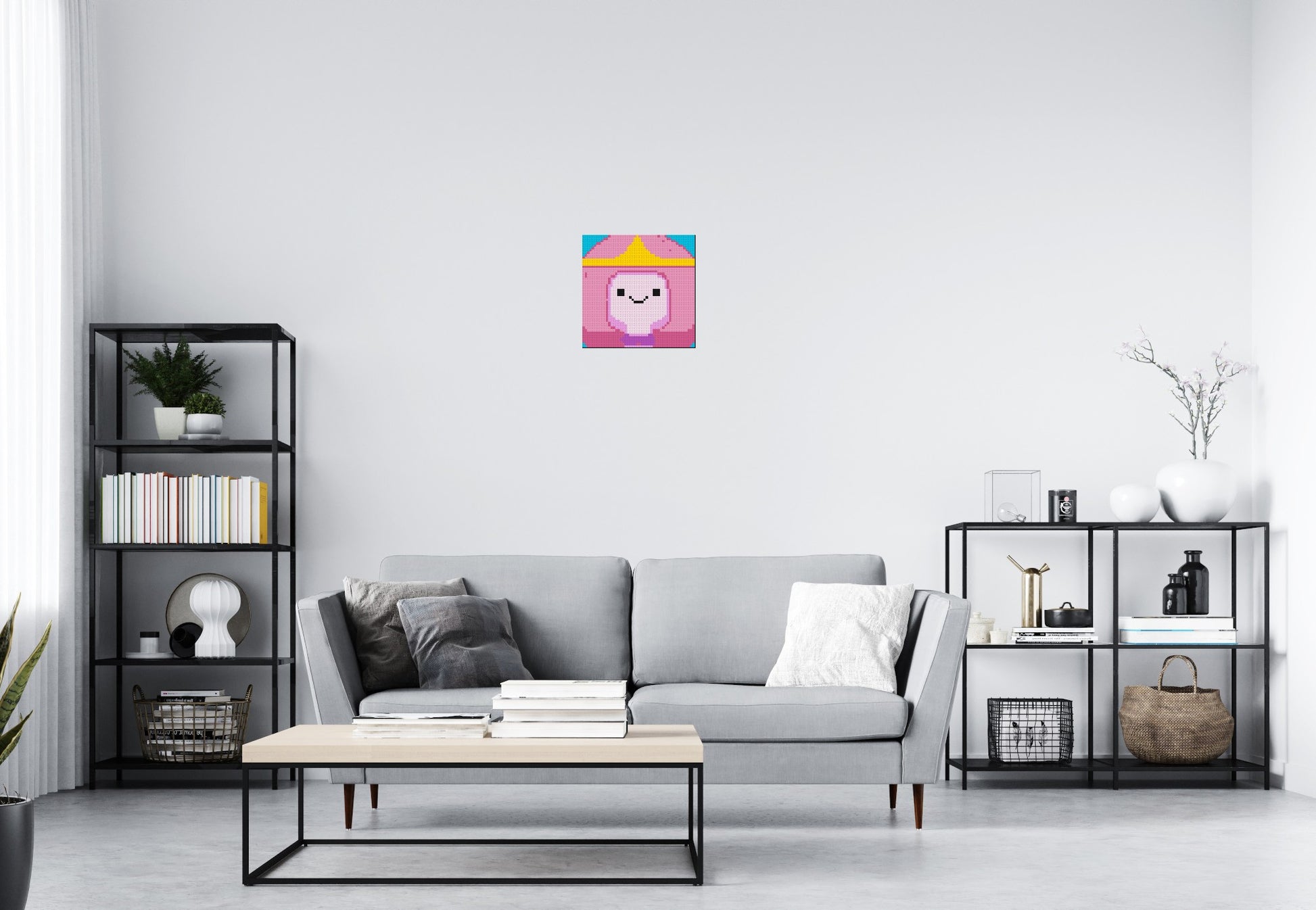 Princess Bubblegum - Brick Art Mosaic Kit 2x2 scene